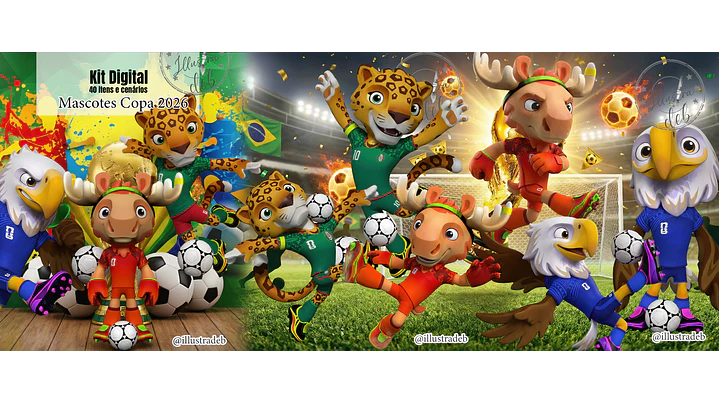 Mascotes Copa 2026 1
