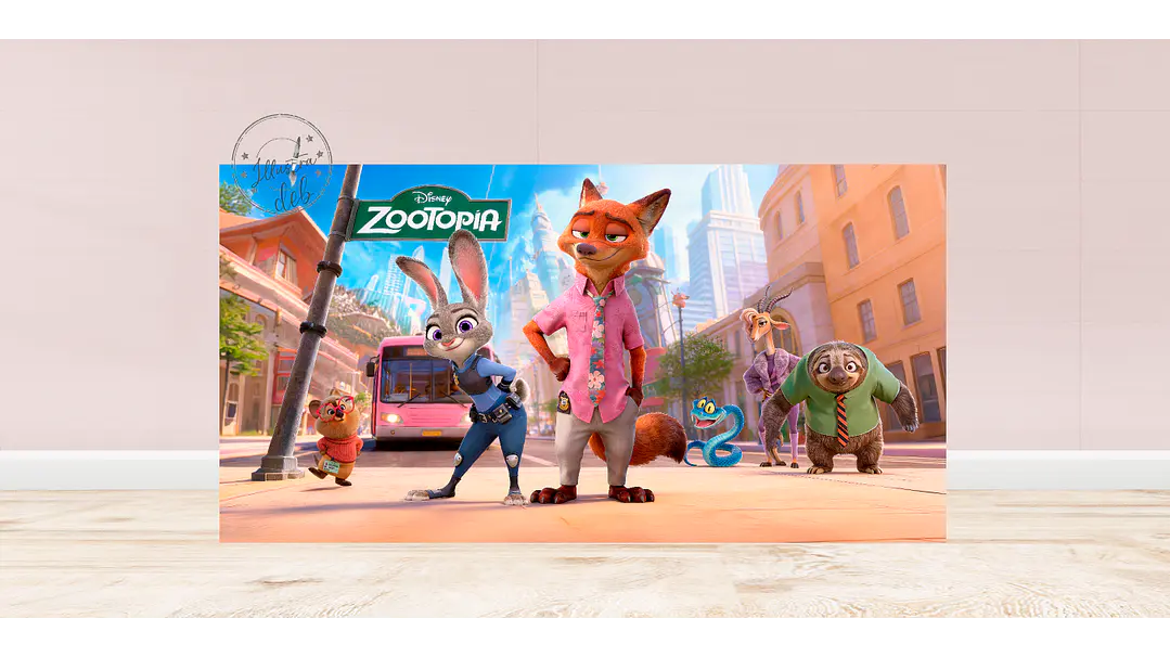 Arte Pronta Zootopia 1
