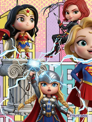 Super Heroínas 3D