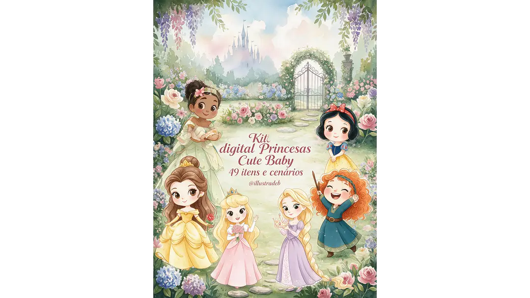 Princesas Baby Cute 1