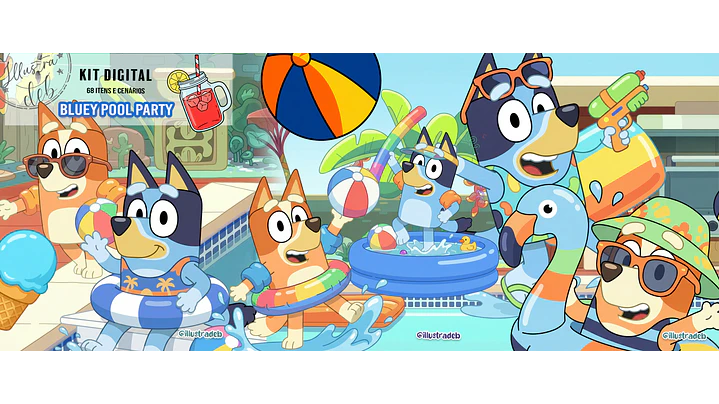 Bluey Pool Party 1
