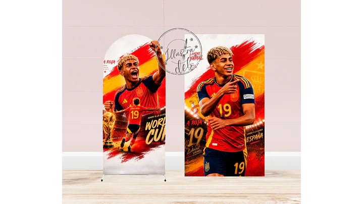 Painel Lateral - Lamine Yamal - Espanha 2026 1