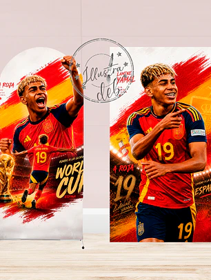 Painel Lateral - Lamine Yamal - Espanha 2026