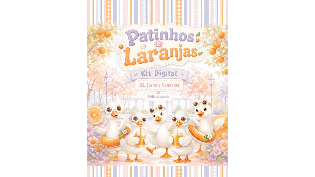 Patinhos Patos e Laranja 1