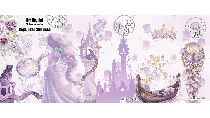 Rapunzel Silhueta 1