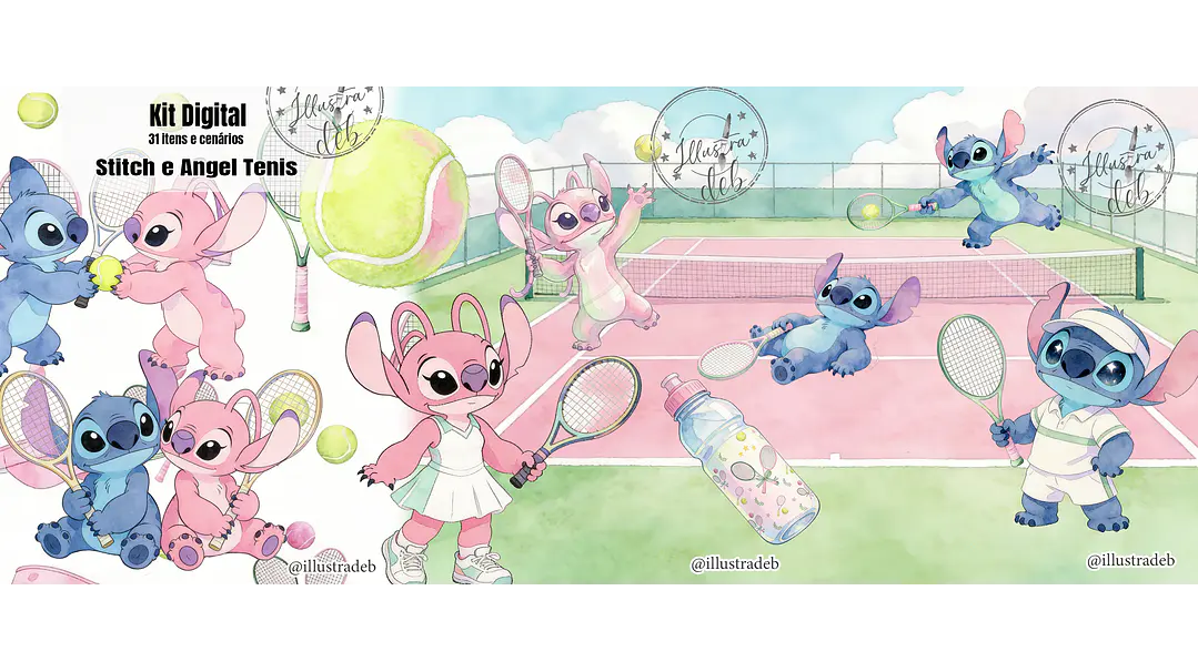 Stitch e Angel Tenis 1