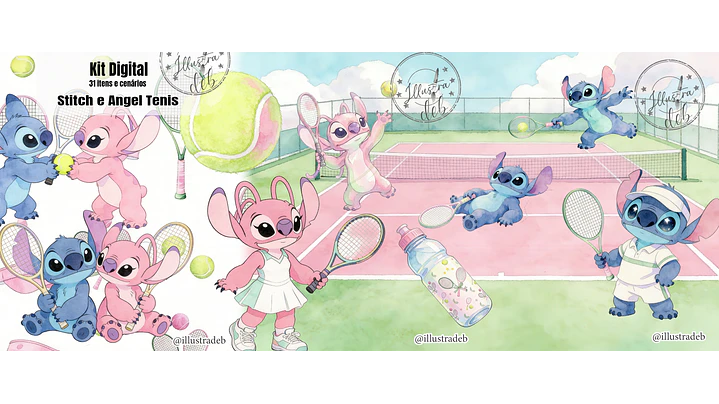 Stitch e Angel Tenis 1