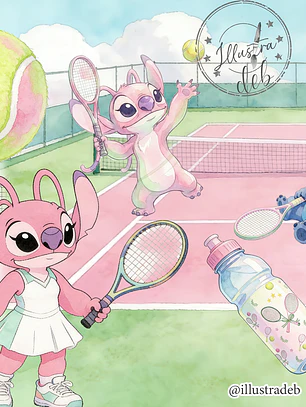 Stitch e Angel Tenis
