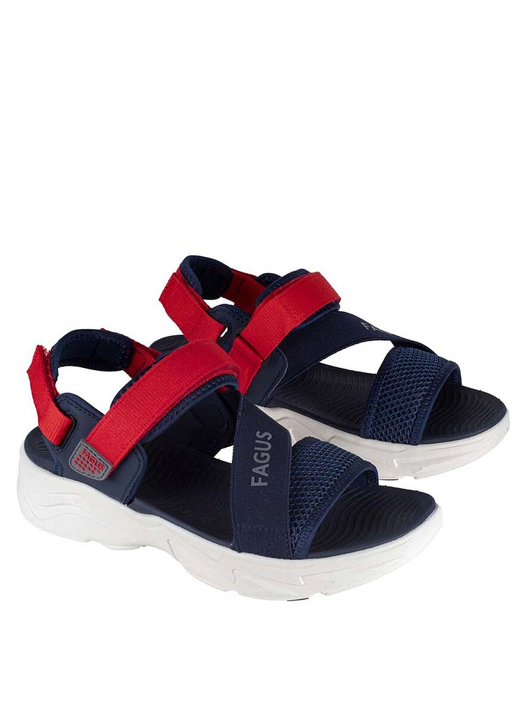 Sandalia Niña Navy/Red Fagus 4