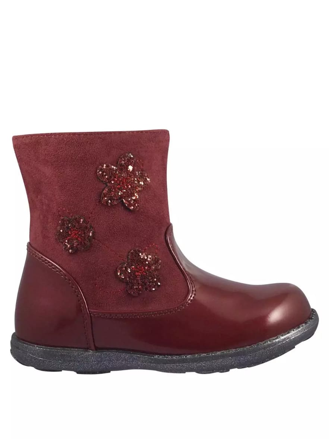 Botin Niña Burgundy 2