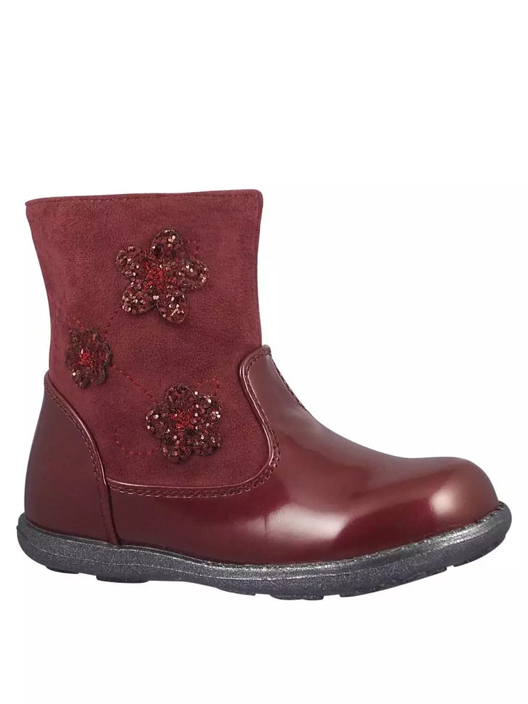 Botin Niña Burgundy 3