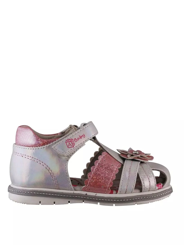 Sandalia Silver Pink 1