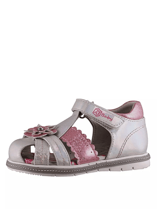 Sandalia Silver Pink