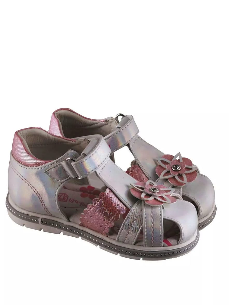 Sandalia Silver Pink 8