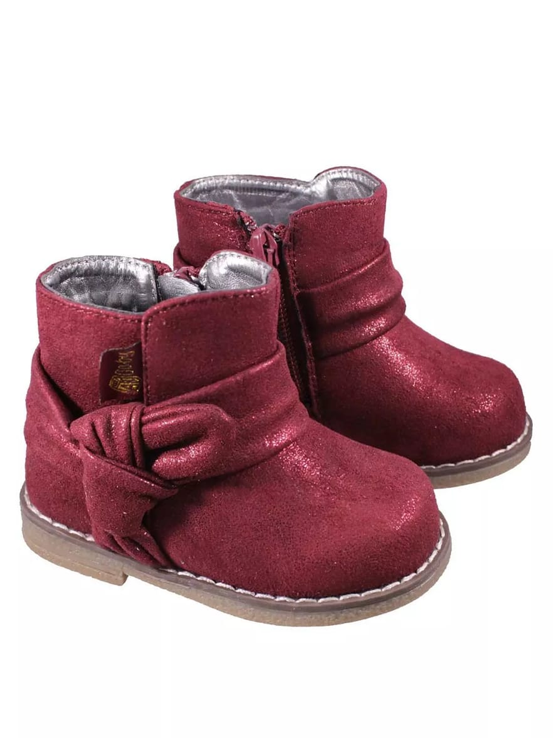 Botin Niña Burgundy 2
