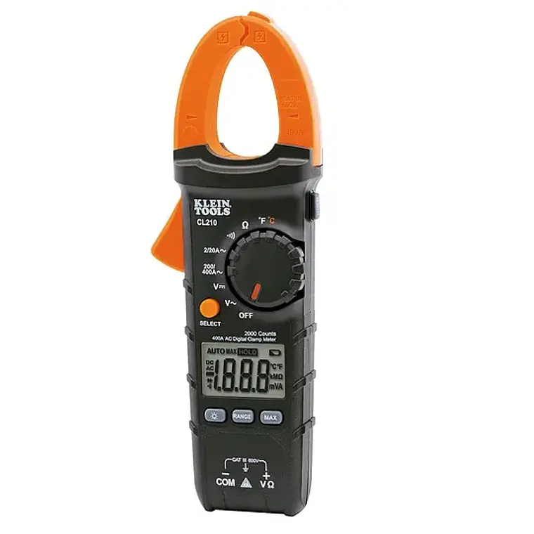 AMPERIMETRO DE TENAZA 400A AC (CL210/220) 1
