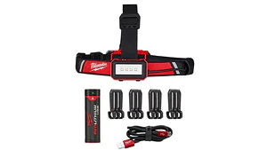 LINTERNA RECARGABLE DE CABEZA BAJO PERFIL REDLITHIUM USB (2115-21)