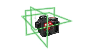 NIVEL LASER TRES LINEAS VERDE BATERIA M12 (3632-21)