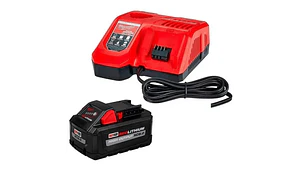 KIT STARTER CARGADOR RAPIDO Y BATERIA M18 REDLITHIUM HO 8,0AH (48-34059)