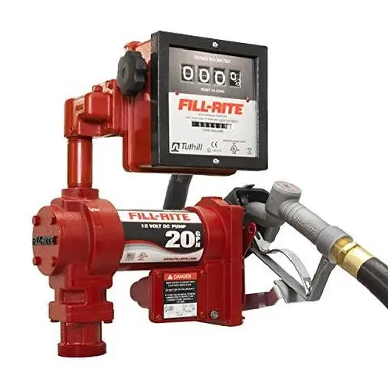 BOMBA 12V.,CAUDAL 20 GPM. C/MEDIDOR (FR4211GL) 1