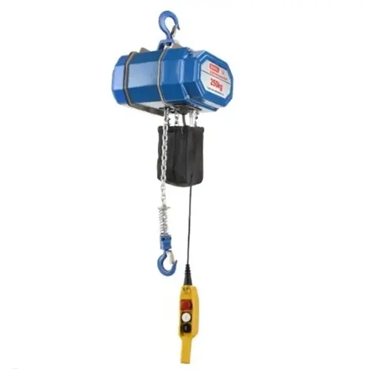 TECLE ELECTRICO DE CADENA 0.25T X 6 MT. MONOFASICO 1