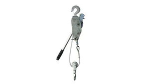 TECLE PARA GRUA CON CABLE DE ACERO  (HHJK-20)