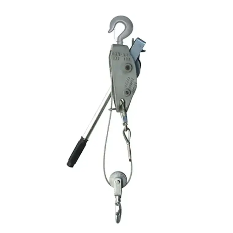 TECLE PARA GRUA CON CABLE DE ACERO  (HHJK-20) 1