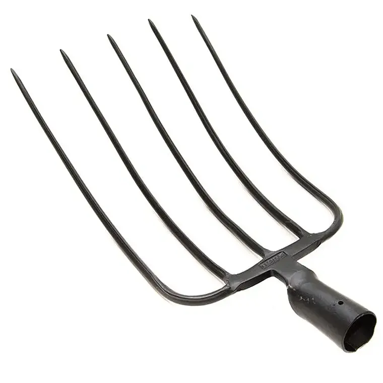 HORQUETA PASTO 6 PUAS SIN MANGO (H60T) 1