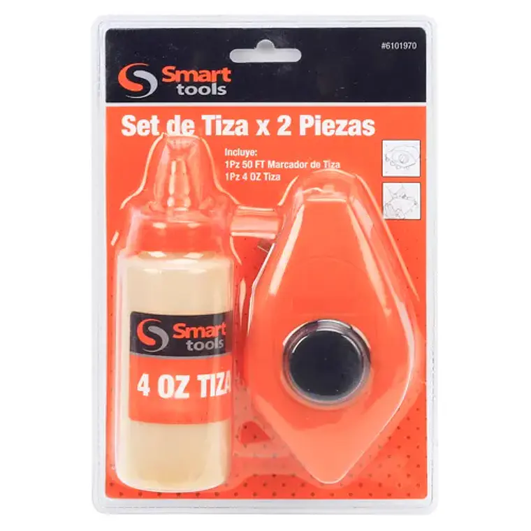 TIZADOR CAJA PLASTICA 15 MTS. C/TIZA 1