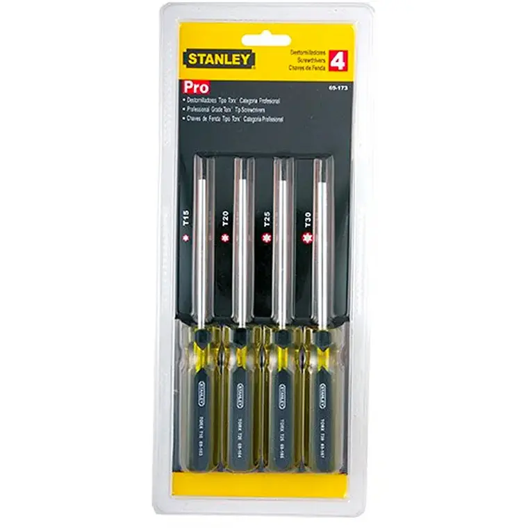 JGO. DESTORNILL. 4 PZS. TORX  R/A. (STHT69173) 1