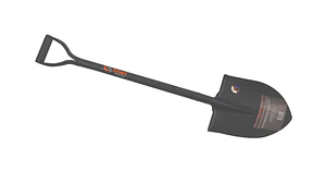 PALA PUNTA HUEVO MANGO METAL