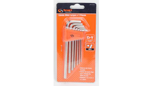 JGO LLAVES ALLEN LARGAS DE 7 PZS 1.5 A 6.0 MM