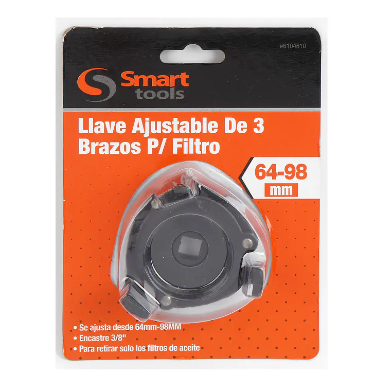 LLAVE AJUSTABLE DE 3 BRAZOS P/ FILTRO 64-96MM 1