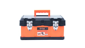 CAJA  HERR. 16€ Acero/Plastico con cierre metalico