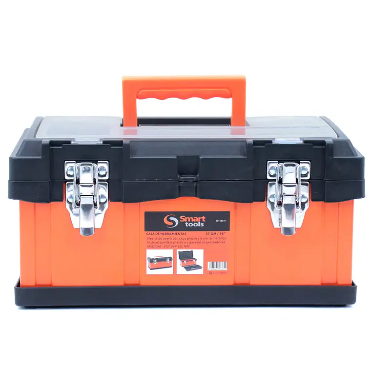 CAJA  HERR. 16€ Acero/Plastico con cierre metalico 1