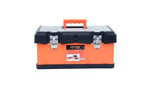 CAJA HERR. 19€ Acero/Plastico con cierre metalico