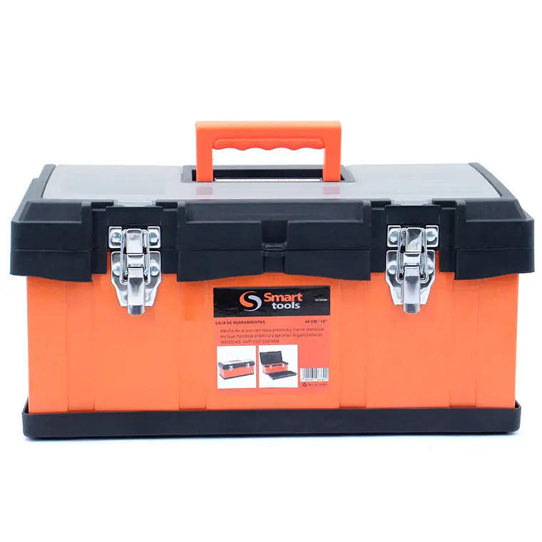 CAJA HERR. 19€ Acero/Plastico con cierre metalico 1