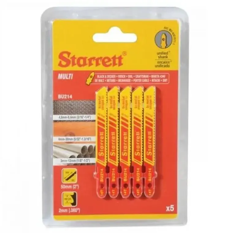 KIT 5 SIERRAS BIMETAL 18DPPX50 MM.  (BU218) 1