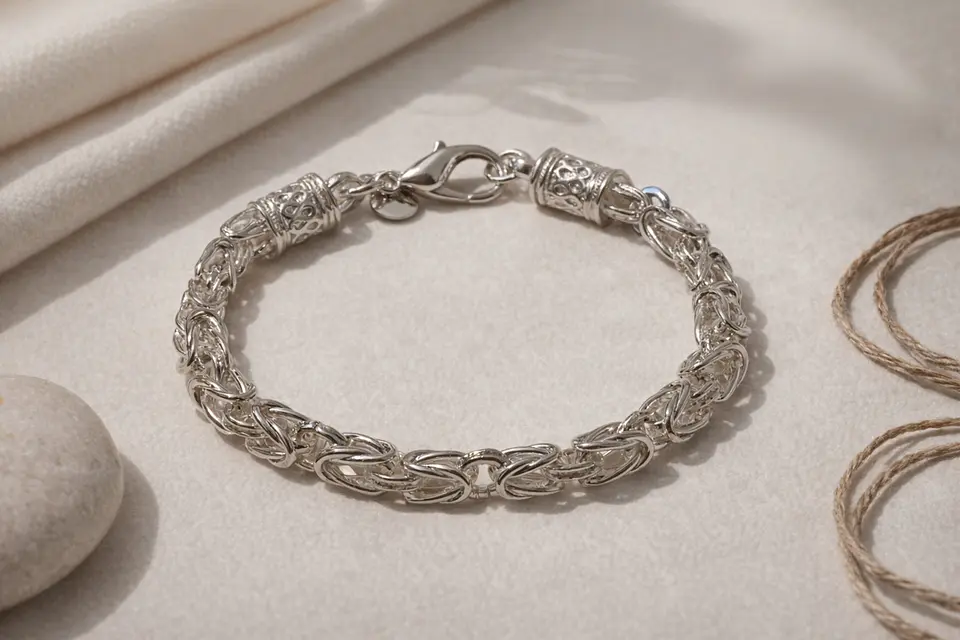 Pulsera Plata 925 Eslabón Atemporal 1