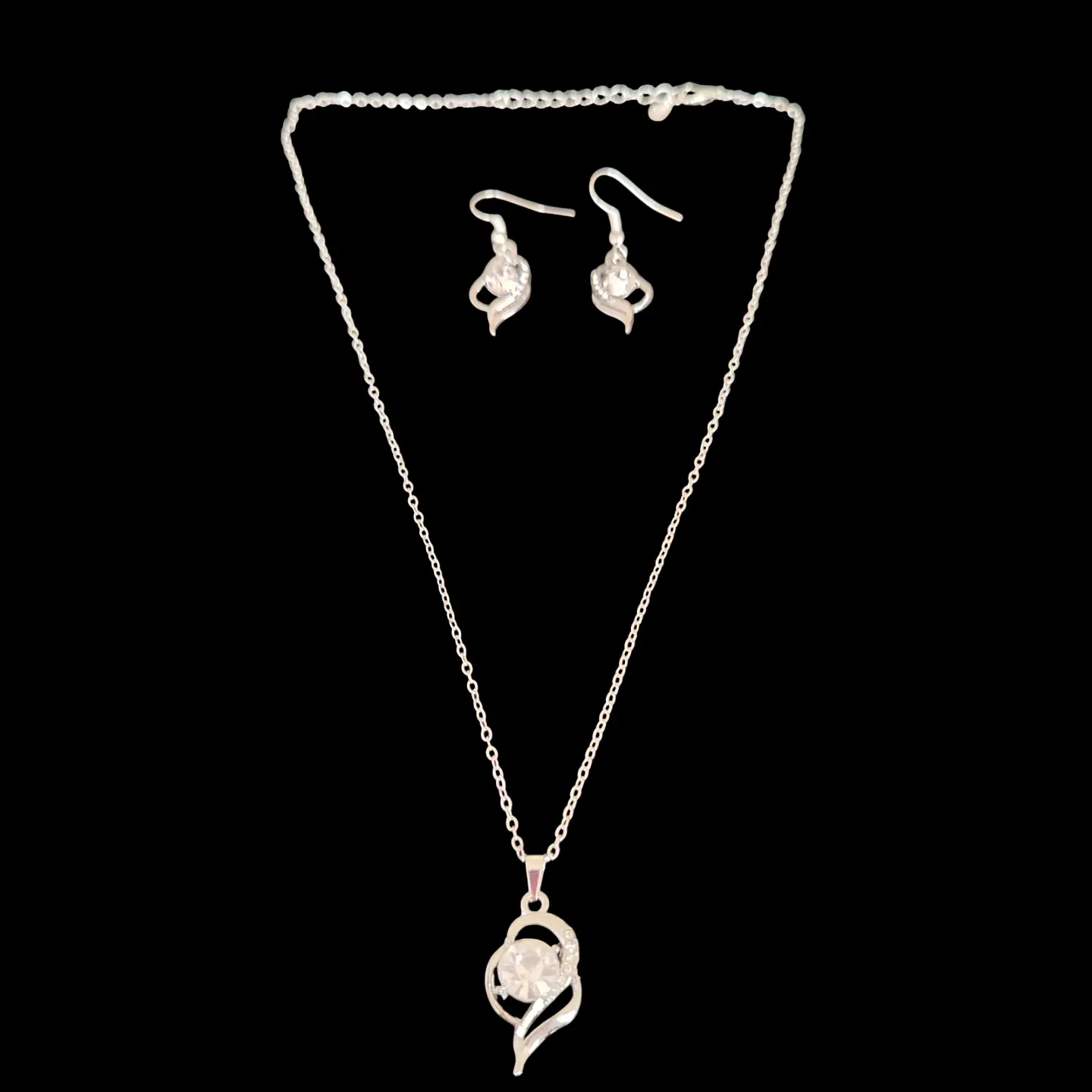 Conjunto Plata 925 Corazones 3