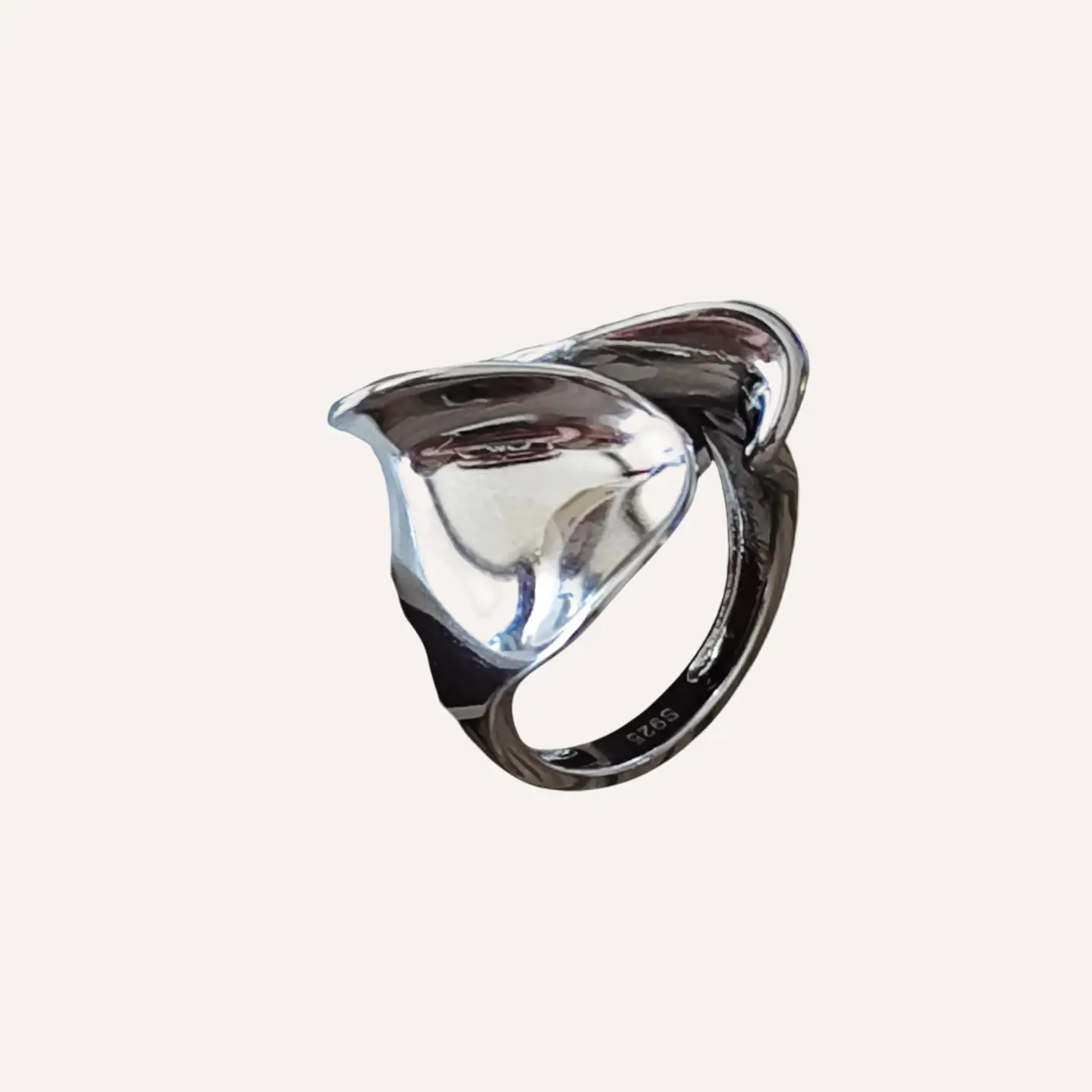 Anillo Plata 925 Forma Geométrica 2