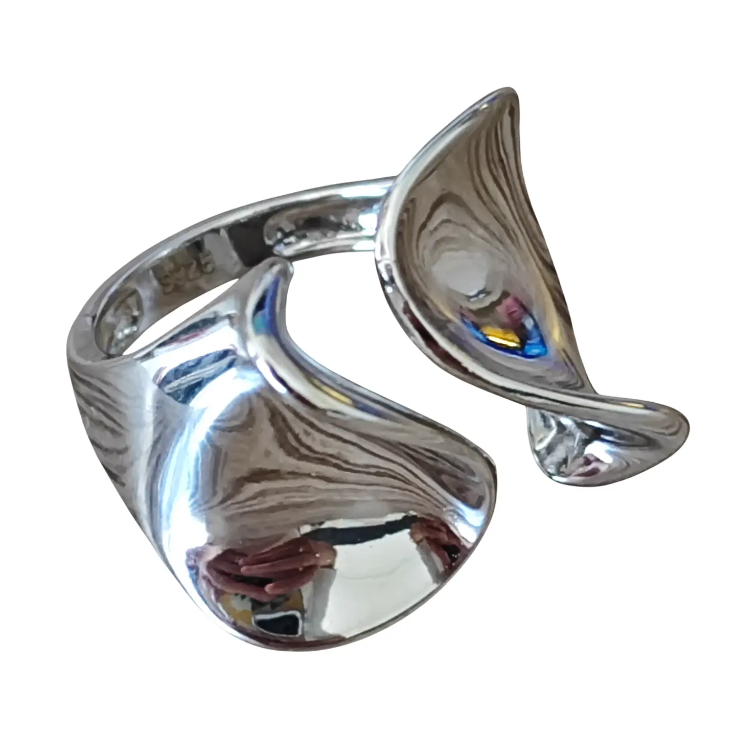 Anillo Plata 925 Forma Geométrica 3