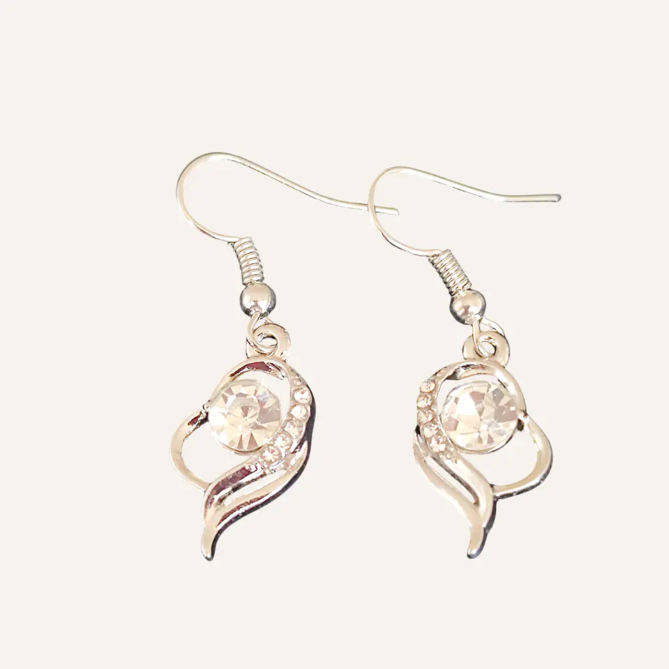 Conjunto Plata 925 Corazones 2