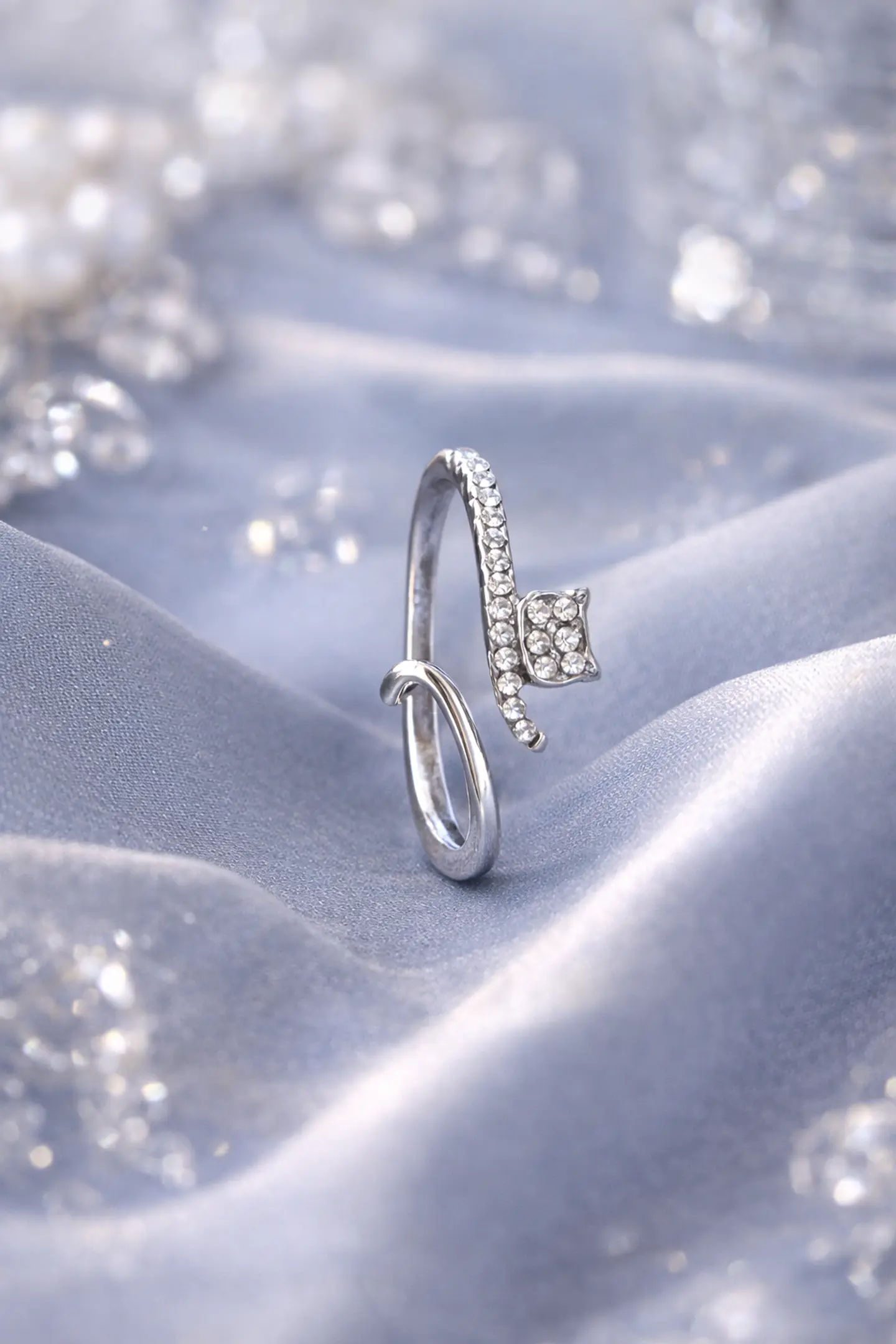 Anillo Fino Plata 925 Gato 1