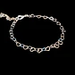 Pulsera Bañada Plata 925 Corazones - Miniatura 2