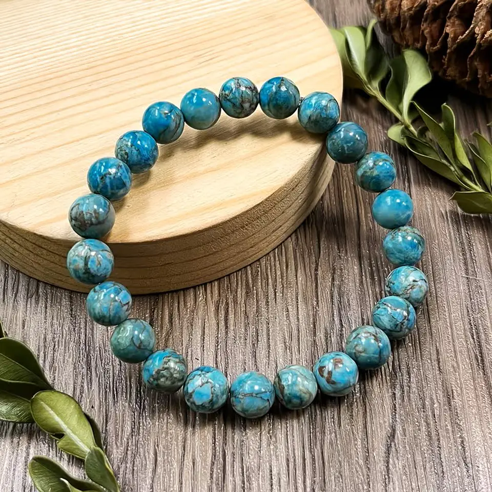 Pulsera Turquesa Elasticada 1