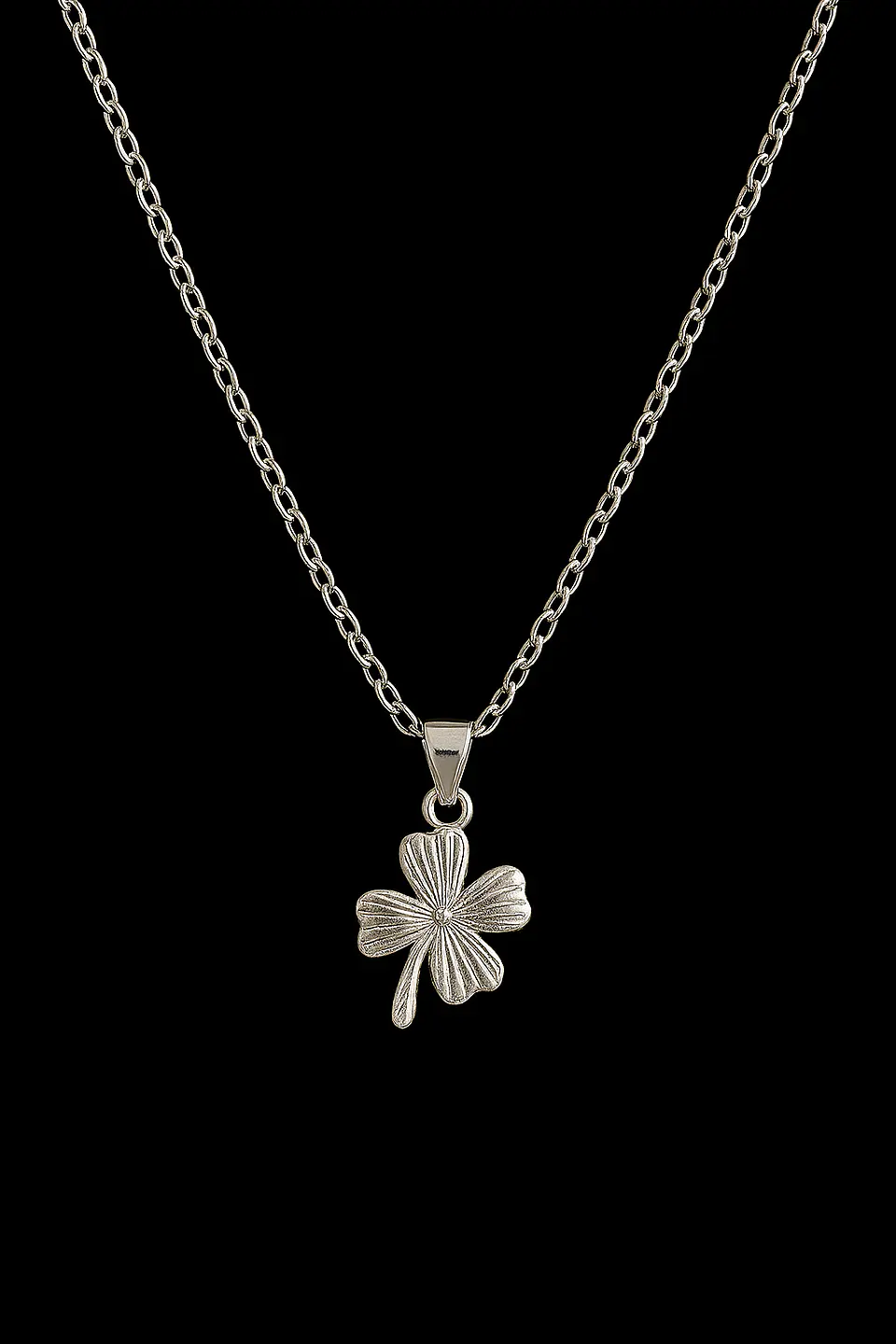Collar Plata 925 Trébol 2