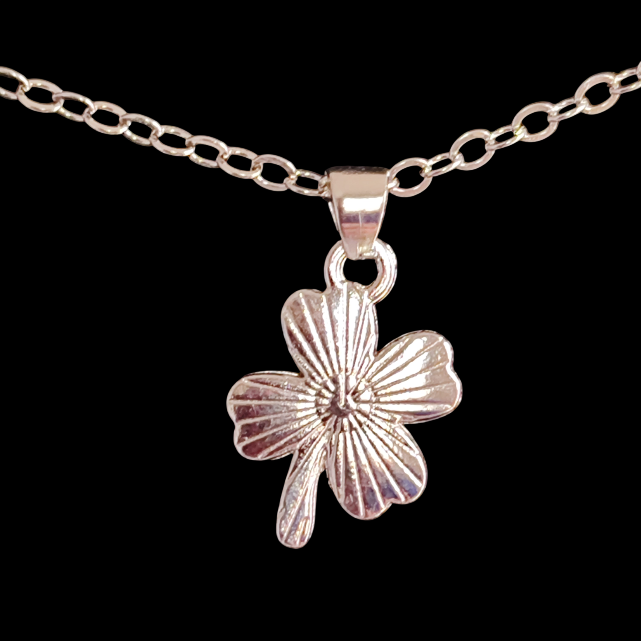 Collar Plata 925 Trébol 3