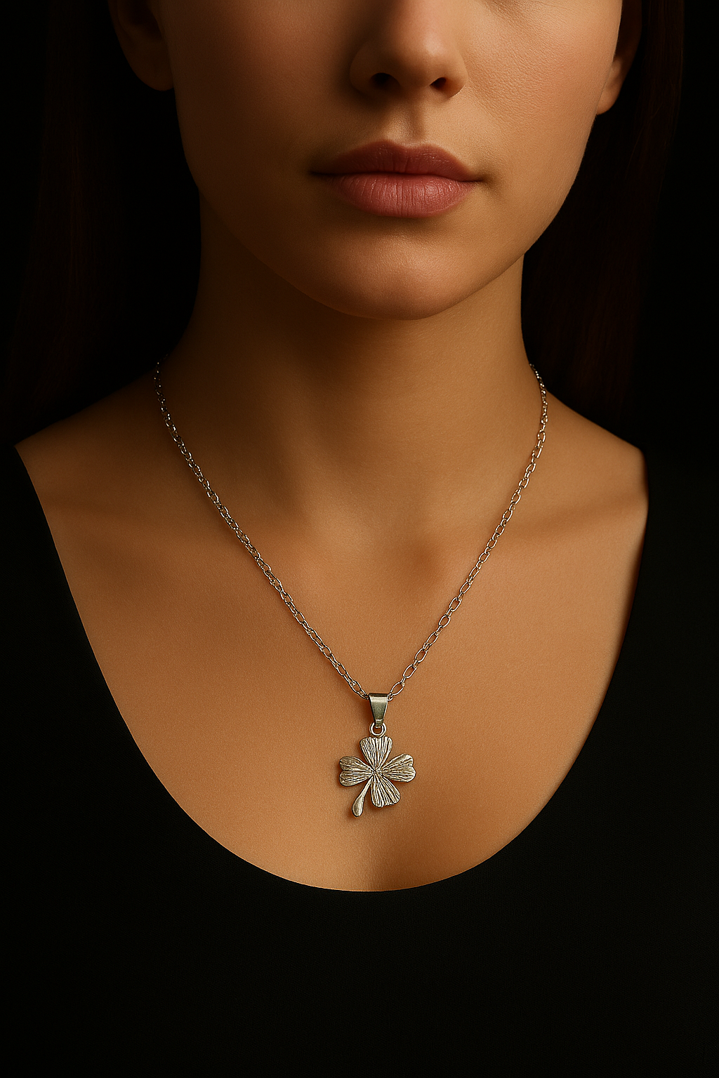 Collar Plata 925 Trébol 4