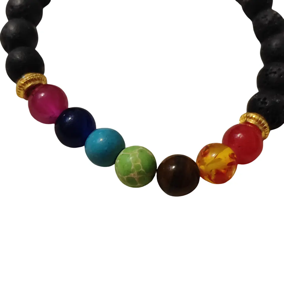 Conjunto 7 Chakras Resina Cuentas 2